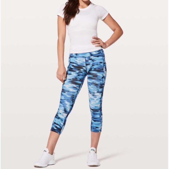 Lululemon Speed Up Crop 21" Tidal Multi 6 - Picture 4 of 15